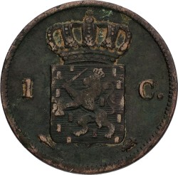 1 Cent. Willem I. 1830. F / VF.