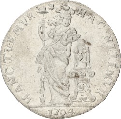 Gulden - generaliteits. Utrecht. 1794. XF +.