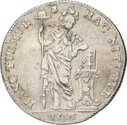 3 Gulden - generaliteit. Utrecht. 1786. F / VF.