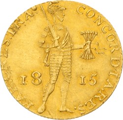 Gouden Dukaat. Willem I. 1815. XF +.