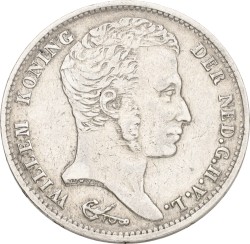 1 Gulden. Willem I. 1821. VF.