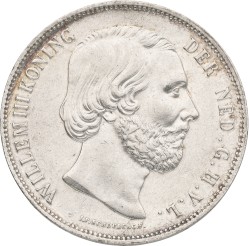 2½ Gulden. Willem III. 1857. XF +.