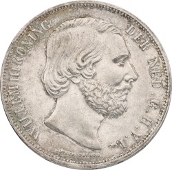 2½ Gulden. Willem III. 1852. XF.