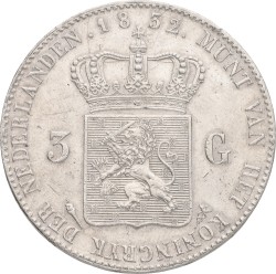 3 Gulden. Willem I. 1832/21. VF / XF.