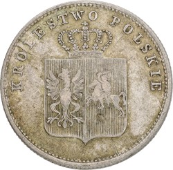 Poland. November uprising. 2 Zlote. 1831. VF +.