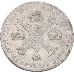 Kronenthaler. Brabant. Leopold II. 1792M. XF.