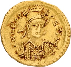 Byzantine Empire. Anastasius I. Solidus. ND (491 - 518). VF.