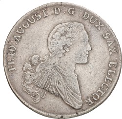 German States. Saxony. 1768. Thaler. Friedrich August III. VF.