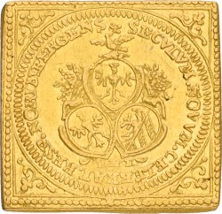 German States. Nürnberg. Ducat - Klippe. 1700 (1755 - 1764).