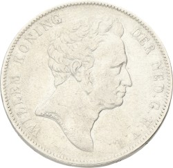 1 Gulden. Willem I. 1840. VF +.