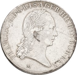 Italian states. Milan. Franz II. Crocione. 1794 M. VF