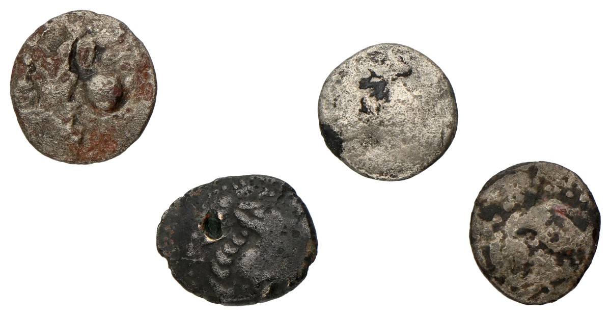 Donau Celts. Lot (4) Drachme. 2nd - 1st century BC. Average F.