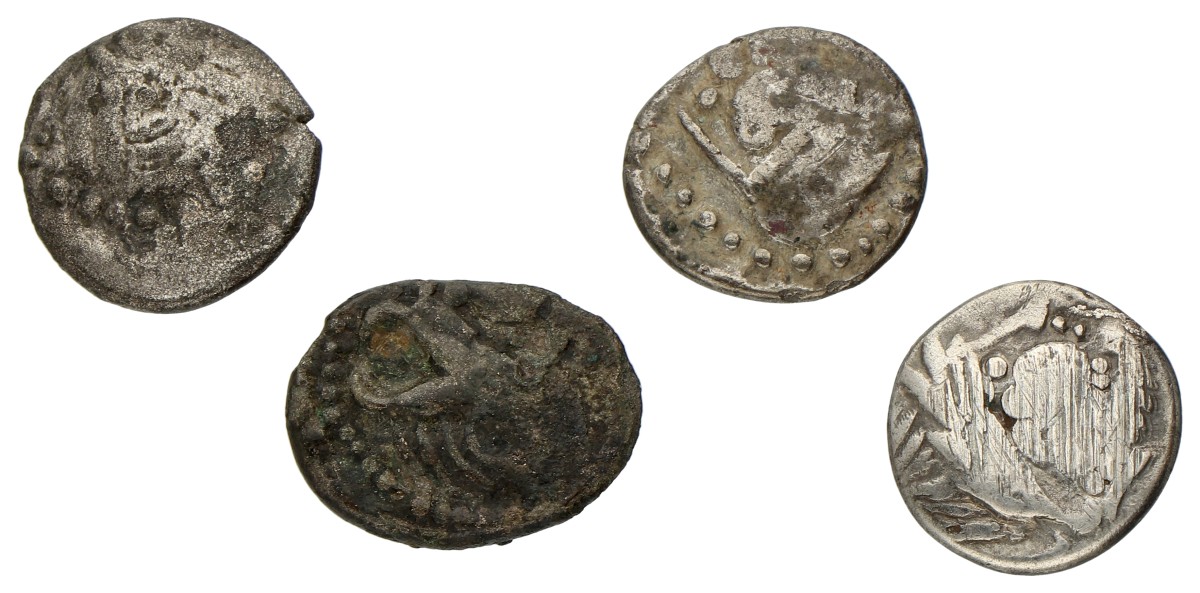 Donau Celts. Lot (4) Drachme. 1st & 2nd century BC.