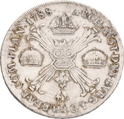 Italian states. Milan. Joseph II. Crocione. 1788 M. VF / XF.