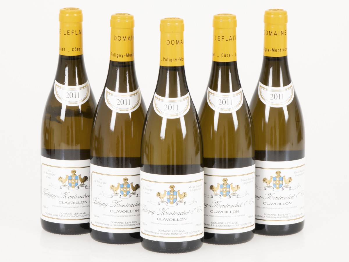 (5) Domaine Leflaive - Puligny-Montrachet  - 1e Cru - 2011.