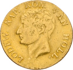 Gouden dukaat. Lodewijk Napoleon. 1809. F.