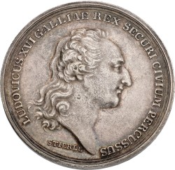 France. Berlin. 1793. On the death of Louis XVI. VF / XF.