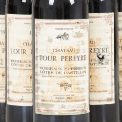 (12) Chateau Tour Pereyre - Bordeaux supérieur - 1986.