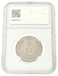 Congo. 10 Francs - Essai in Copper-Nickel. 1965. MS 66.