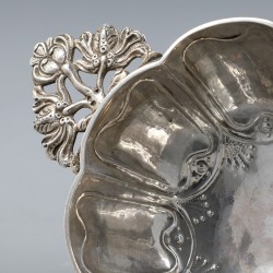 Brandewijnkom, Pieter van Hoorn (1656-1691), Haarlem 1663, zilver.