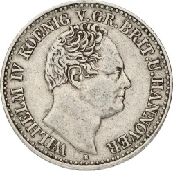 German States. Hanover. William IV. Thaler. 1836. VF / XF.