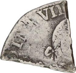 Driekantje van 3 reaal of 18 stuiver. Curaçao. Brits bestuur. ND (ca 1815). VF.