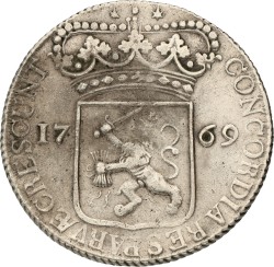 Zilveren Dukaat. Zeeland. 1769. VF.