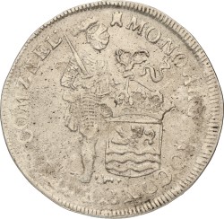 Zilveren Dukaat. Zeeland. 1737. VF.