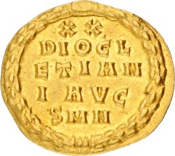 Roman Empire. Diocletianus. Aureus. ND (284 - 305 AD).