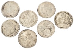 France. Louis XV & Louis XVI. Lot (7) Ecu. 1759 - 1785. Average F.