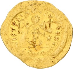 Byzantine Empire. Justinianus I. Semissis. ND (518 - 527). VF.