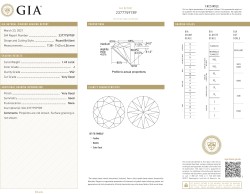 1.49 ct. GIA gecertificeerde natuurlijke diamant