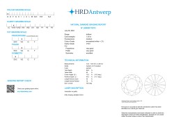 1.30 ct. HRD gecertificeerde natuurlijke diamant