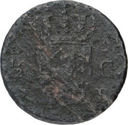 ½ Cent. Willem I. 1826 B. F / VF.