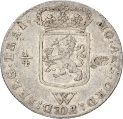 1/4 Gulden. W.I.C. 1794. VF.