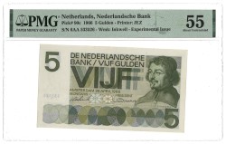 Nederland. 5 Gulden. Bankbiljet. Type 1966. Type Vondel I - PMG 55