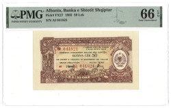 Albania. 50 Lek. Banknote. Type 1965. - PMG 66EPQ