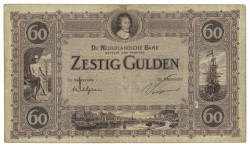 Nederland. 60 Gulden. Bankbiljet. Type 1923. Type Frederik Hendrik. - Zeer Fraai -