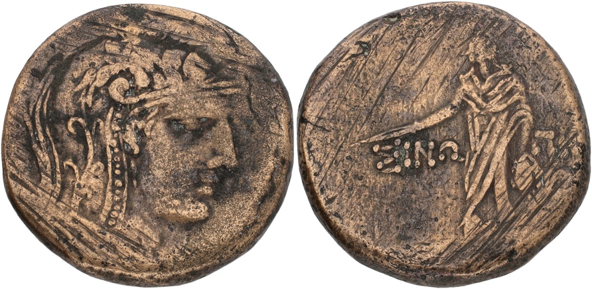 Paplagiona. Sinope. AE 31. ND (85 - 65 BC). F.