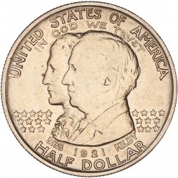 USA. 'Alabama Centennial 1819-1919' ½ Dollar. 1921.