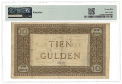 Nederland. 10 Gulden. Bankbiljet. Type 1898 - 1914. - PMG 25