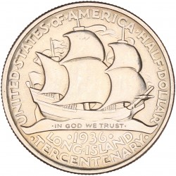 USA. 'Long Island Tercentenary' ½ Dollar. 1936.