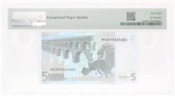 Portugal. 5 Euro. Banknote. Type 2002. - PMG 68EPQ