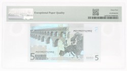 Netherlands. 5 Euro. Banknote. Type 2002. - PMG 65EPQ