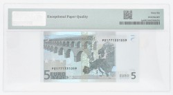 Netherlands. 5 Euro. Banknote. Type 2002. - PMG66 EPQ