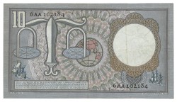 Nederland. 10 Gulden. Bankbijlet. Type 1953. Type Replacement. - Zeer Fraai +.