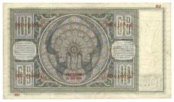 Nederland. 100 Gulden. Bankbiljet. Type 1936. Type Luitspelende Vrouw. - Zeer Fraai.