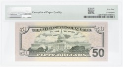 United States of America. 50 Dollars. Banknote. Type 2004. Type Federal Reseve note. - PMG 64EPQ