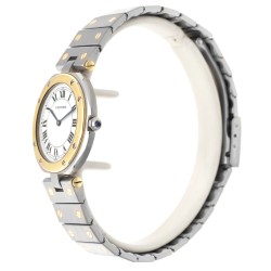 No Reserve - Cartier Santos Ronde 8191 - Dames horloge 