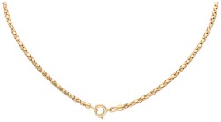 18K geelgouden collier met kwastjes